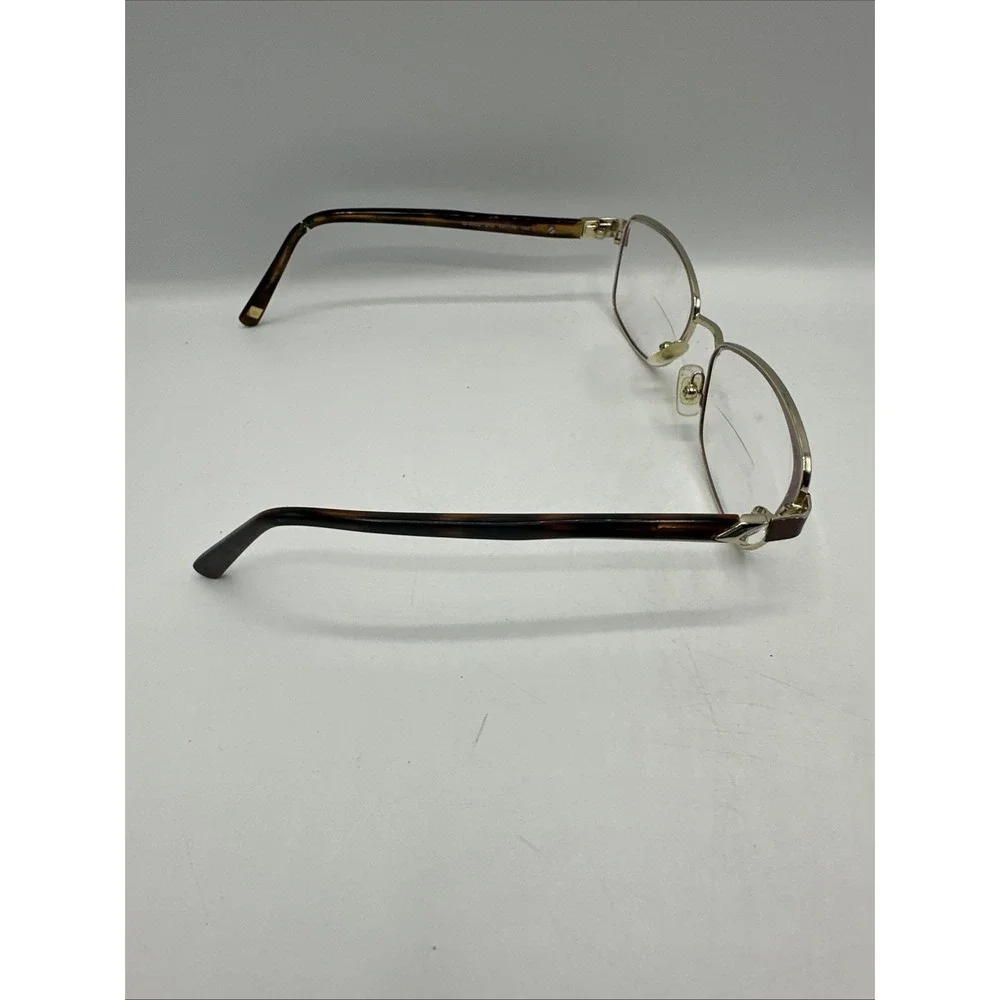 Marchon NYC Eyeglasses Frame M-4003 210 Women Brown Rectangle Full Rim 54-16-140